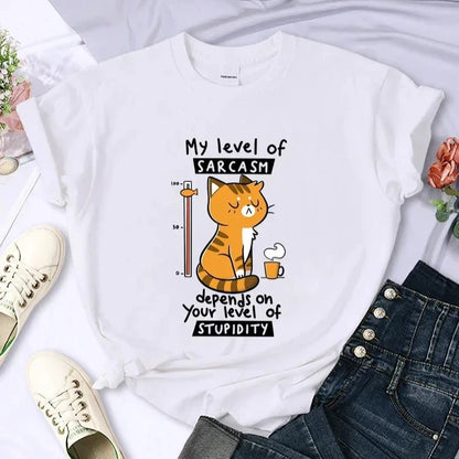 Sarcastic Cat T-Shirt