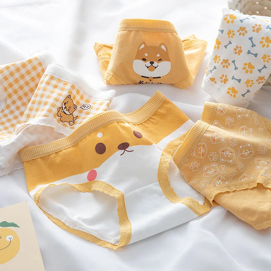 Kawaii Shiba Inu Panties Set