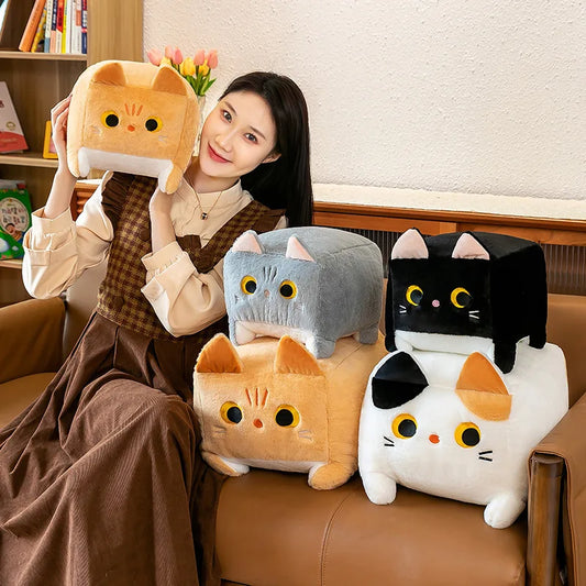 Kawaii Square Neko Plushies
