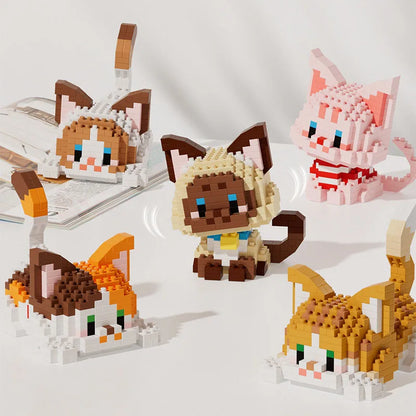 Kawaii Cats Building Block Toys