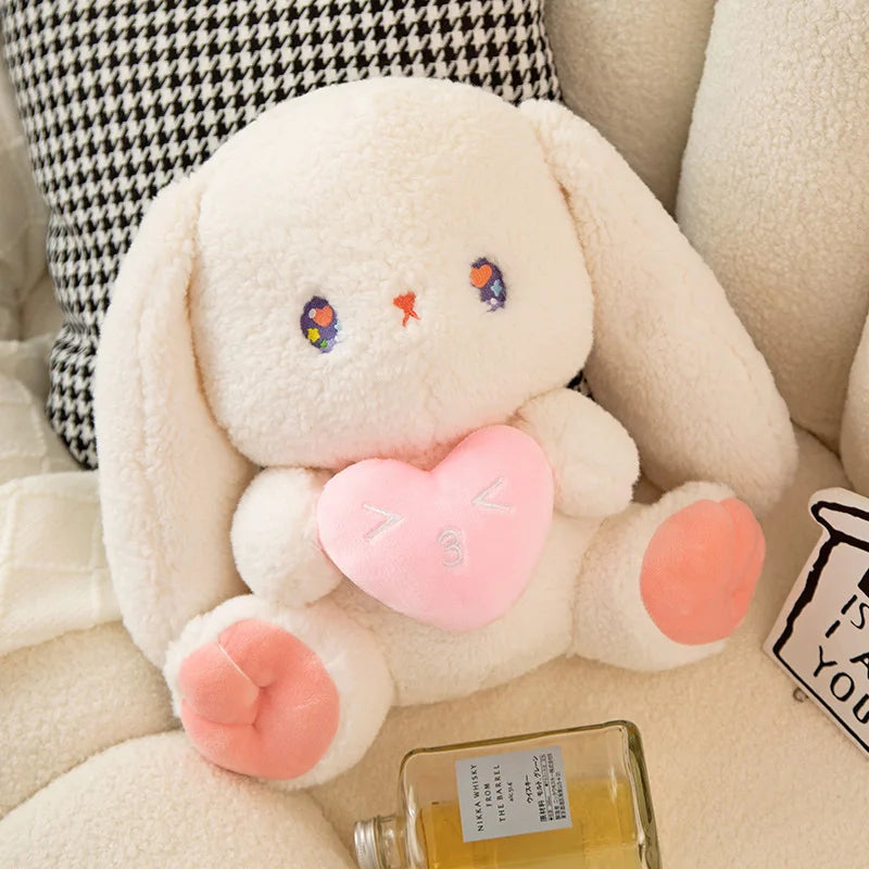 Kawaii Heart Bunny Plushie