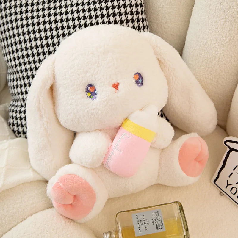 Kawaii Milk Bottle Bunny Plushie