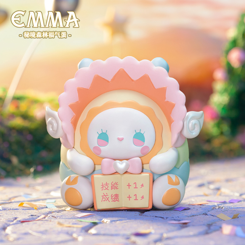 MJ Studio Emma Lucky Egg Fortune Blind Box Kawaii Forest Figure, this is one of the many figures that come in the blind box