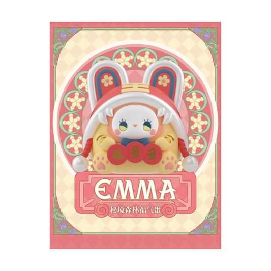 MJ Studio Emma Lucky Egg Fortune Blind Box Kawaii Forest Figures packaging.