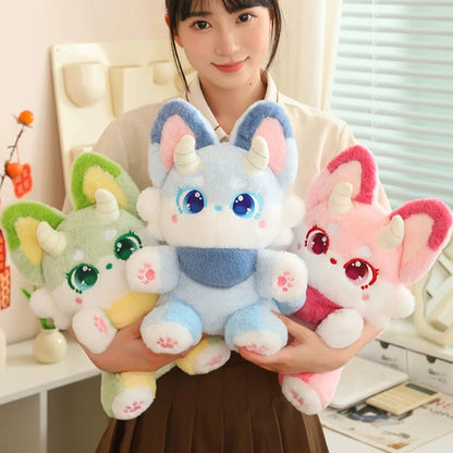 Kawaii Pastel Fantasy Fox Plushies