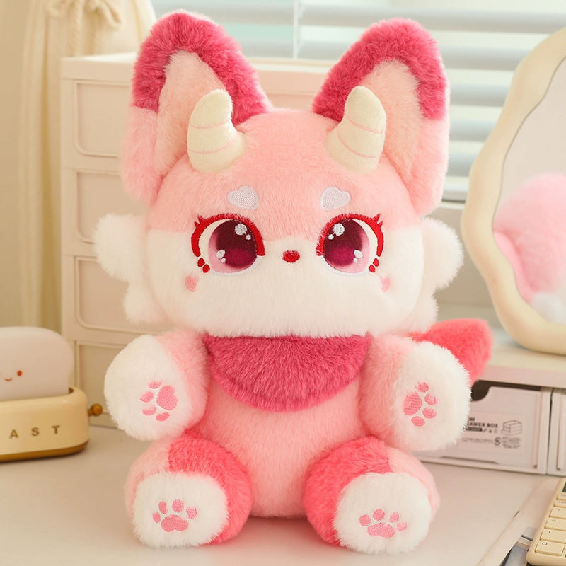 Pastel Fantasy Fox Plushies – Kore Kawaii