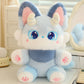 Pastel Fantasy Fox Plushies in Blue