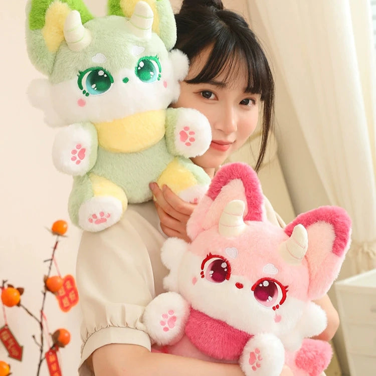 Pastel Fantasy Fox Plushies