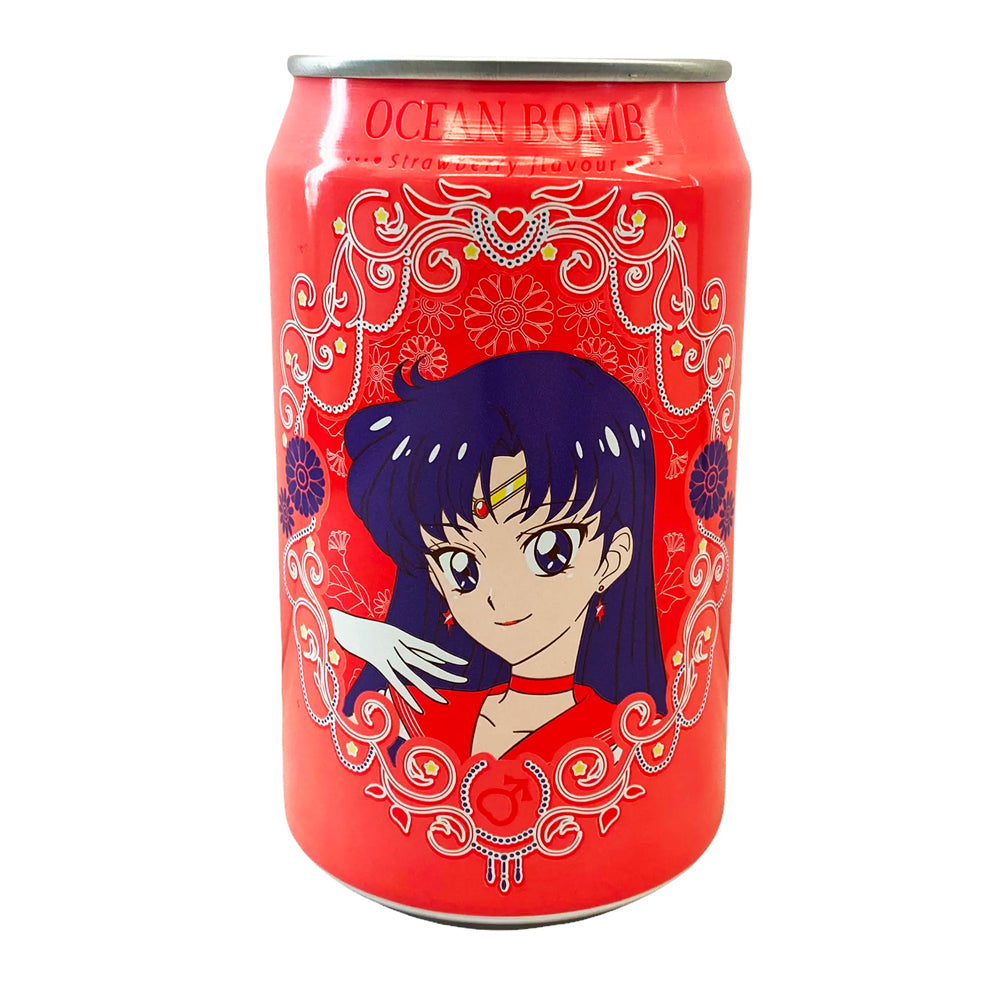 Ocean Bomb Sailor Mars Sparkling Water Strawberry Flavor (330ml) (Taiwan)