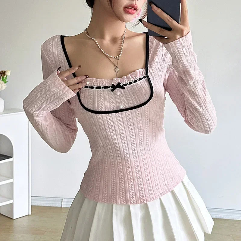 Pink Coquette Long Sleeve Shirt