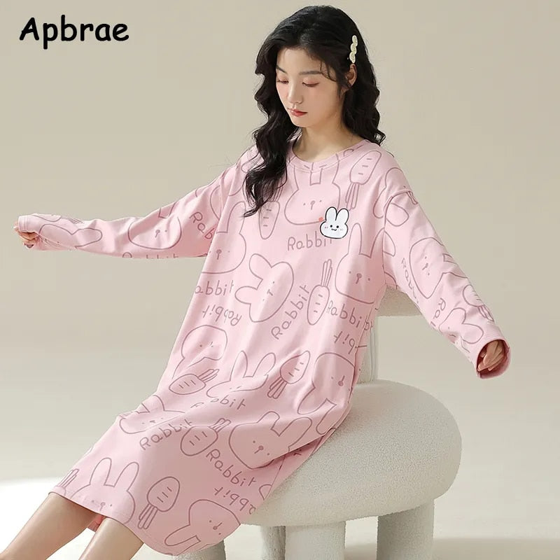 Pink Bunny Night Gown