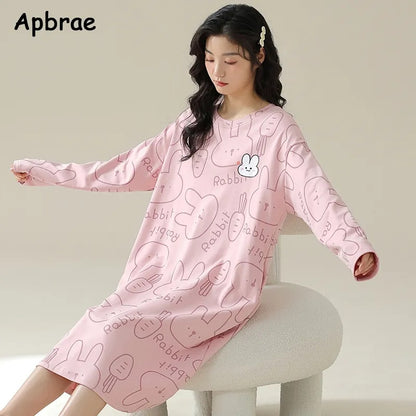 Pink Bunny Night Gown Sleep in Cuteness and Comfort – Kore Kawaii