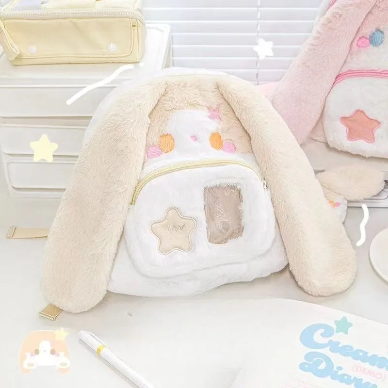 Kawaii Plush Bunny Backpack – Kore Kawaii display picture 1