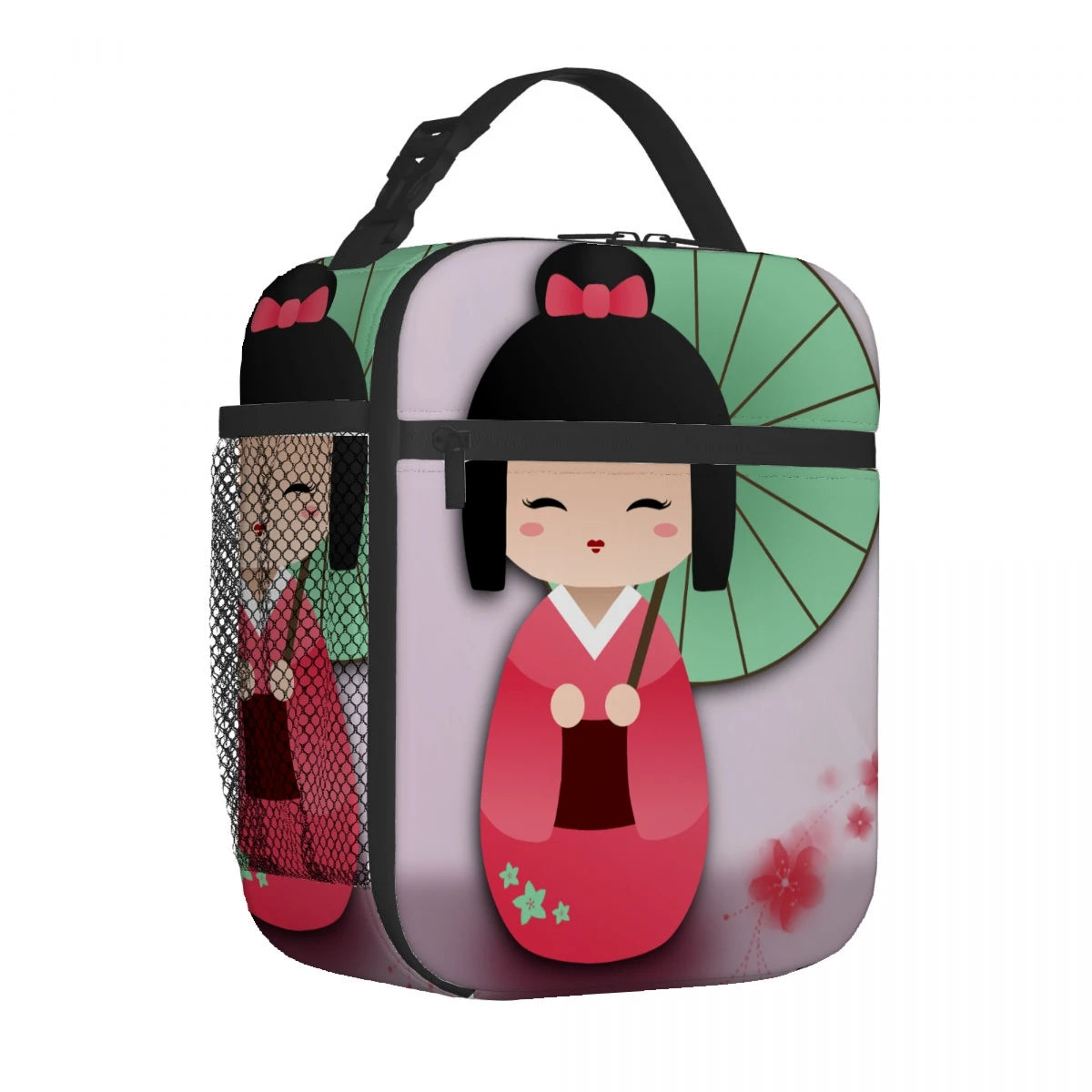 Kokeshi Doll Insulated Lunch Bags