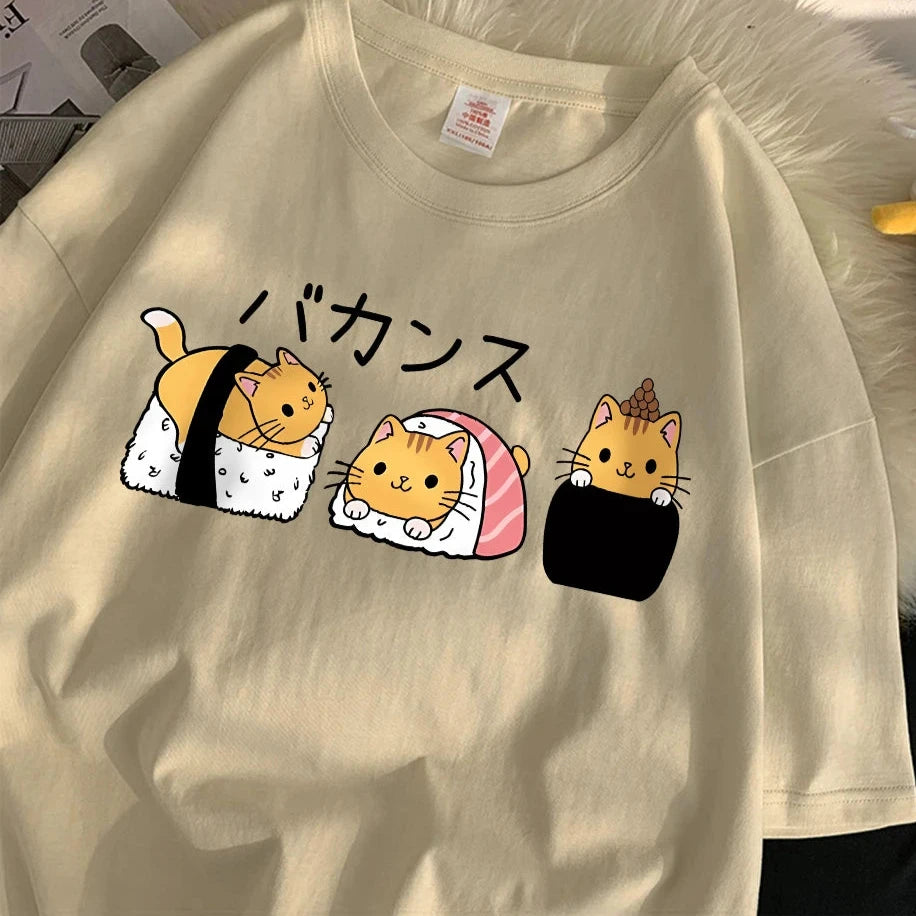 Kawaii Sushi Cats T-Shirt