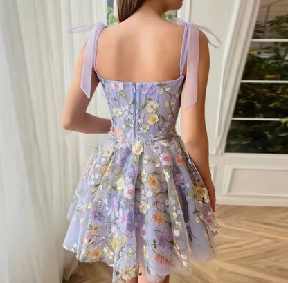 Lilac Spring Flower Fairy Dress