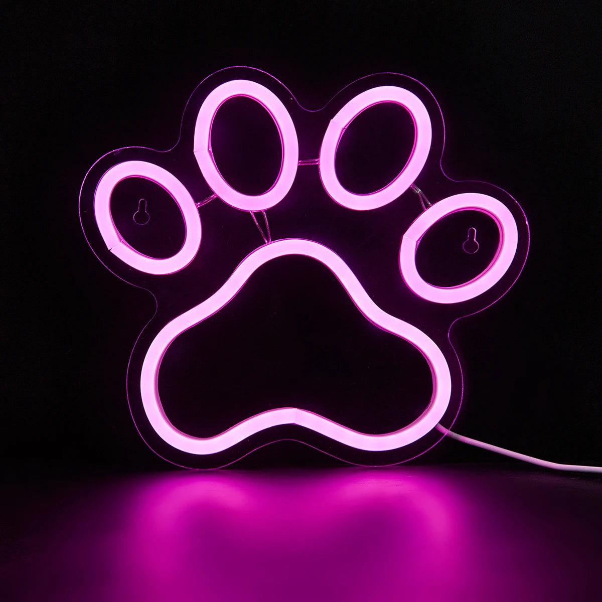 Kawaii Cat Paw Neon Light