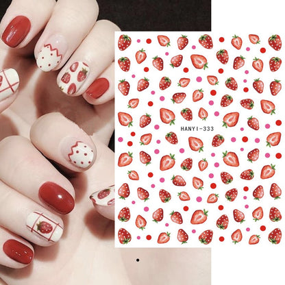 Kawaii Nail Art Fruit Decals