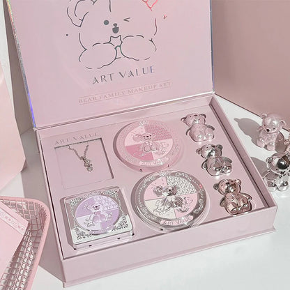 Pink Kawaii bear makeup set 