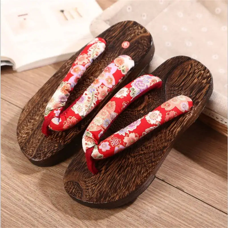 Japanese Geta Flat Bottom Sandals