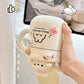 Kawaii Bear & Bunny Thermos Mug