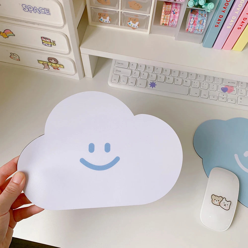 Kawaii Happy Cloud Mouse Pad