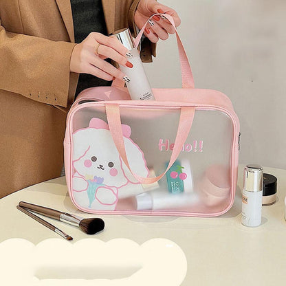 Kawaii Transparent Cosmetics Bags