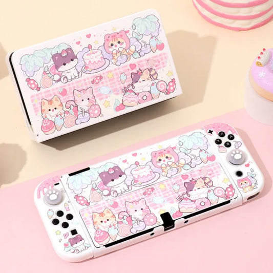 Kawaii Animals with Sweet Nintendo Switch Case