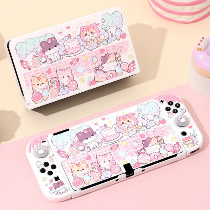 Kawaii Animals with Sweet Nintendo Switch Case