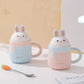 Pastel Bunny Ceramic Mugs