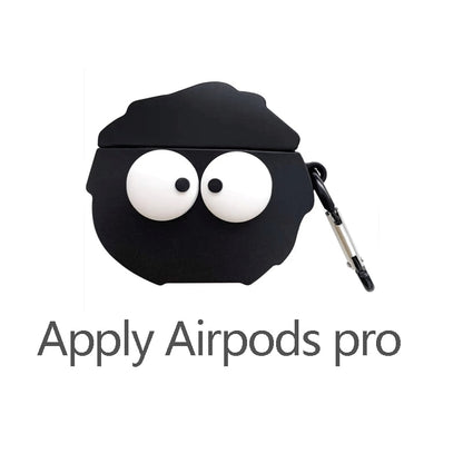Kawaii Soot Sprite Airpods Pro Case