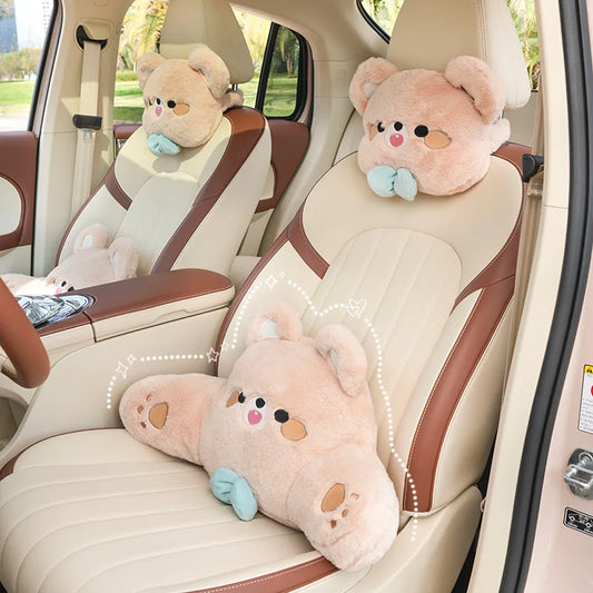 Plush Bear Car Seat Accessories
