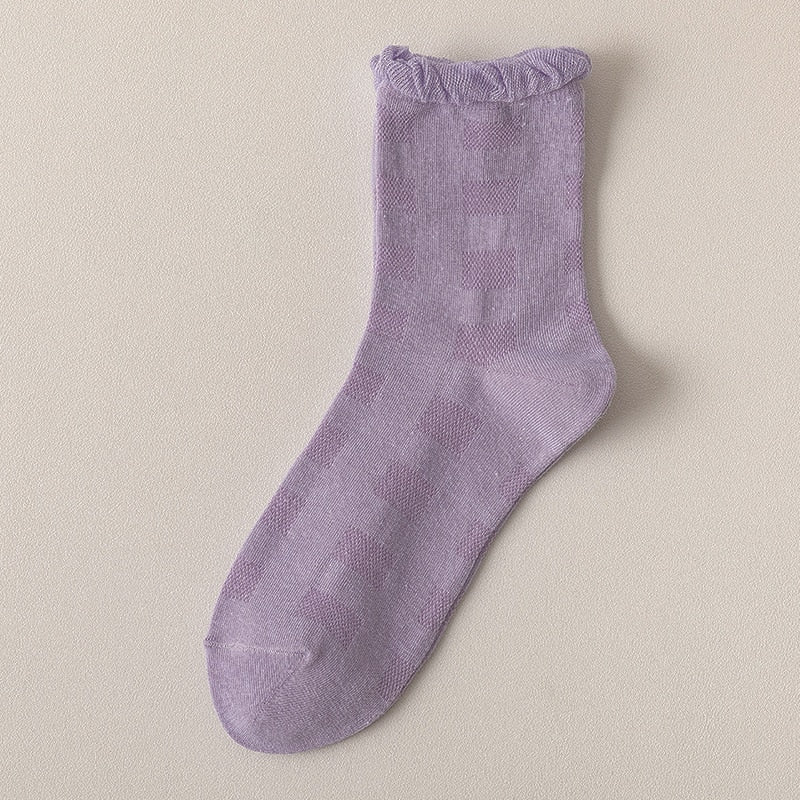 Kawaii Purple Sock