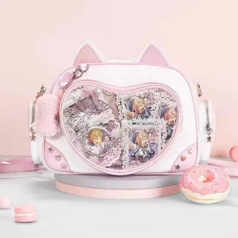 Pink Cat Ita Bag