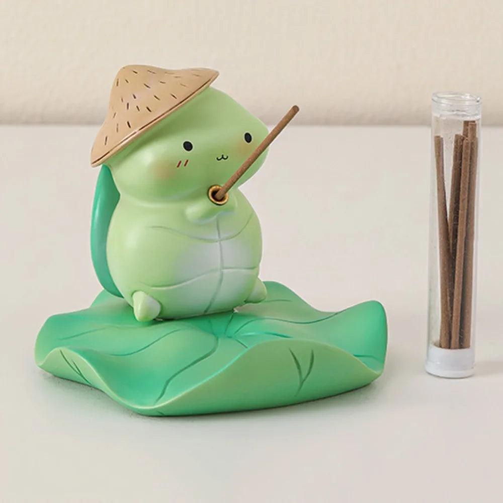 Kawaii Frog Phone Stand & Incense Holder