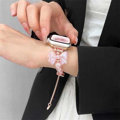 Pink Bowknot Apple Watch Band