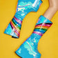 Rainbow Clouds Platform Boots