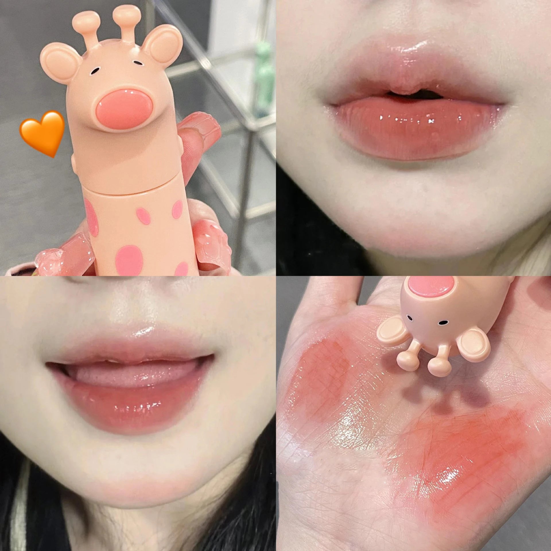 Gege Bear Giraffe Kawaii Lip Gloss