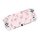 nintendo switch case with bunny and floral design on a white background