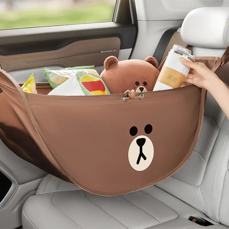 Brown Bear Car Seat Storage Bag – Kore Kawaii