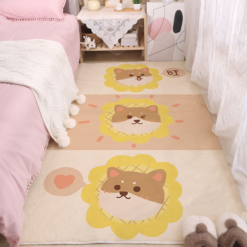 Kawaii Bedside Shiba Inu Rug