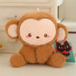 Cute Chibi Animal Monkey Plushie