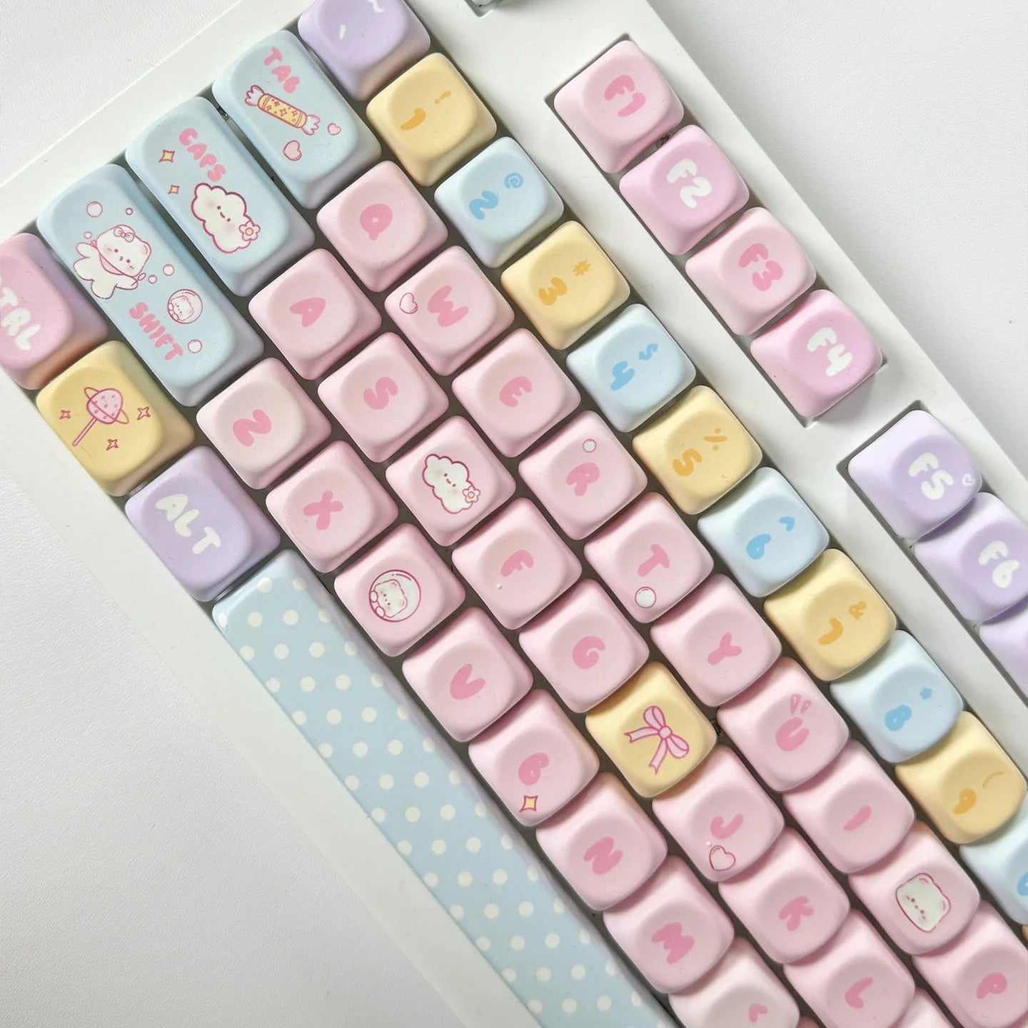 Candy Bear Keyboard Keycaps Set