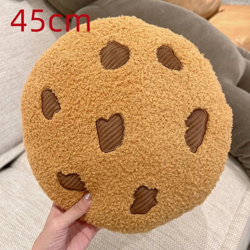 Chocolate Chip Cookie Plushie Pillow