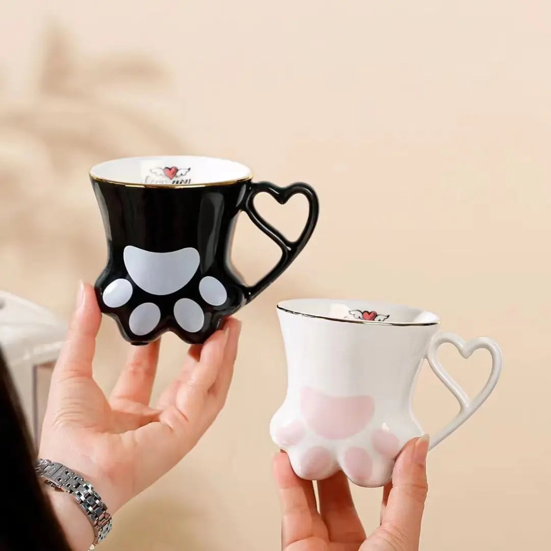 Kawaii Cat Paw Mugs