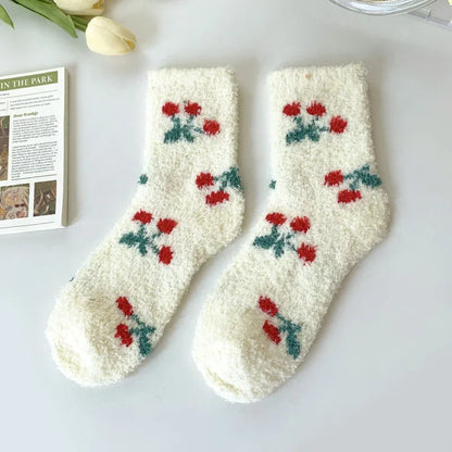 Soft Plush Sleeping Socks