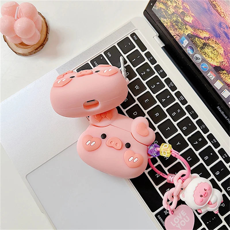 Cute Pig AirPods Case
