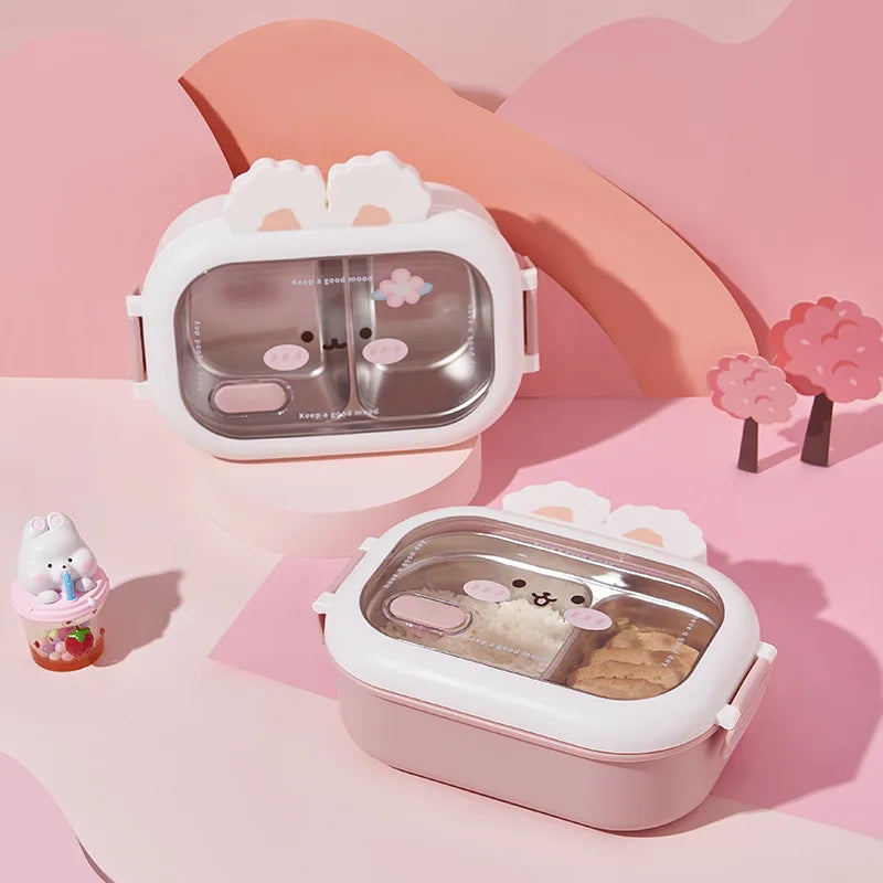 Cute Bento Rabbit Kawaii Sweet Bunny Bento Box – Kore Kawaii