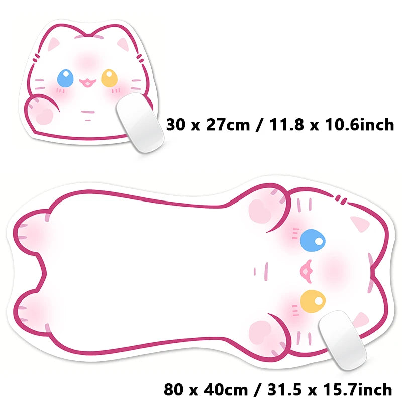 Kawaii Cat Desk Pad