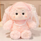 Pastel Kawaii Plushie sitting on a bed 